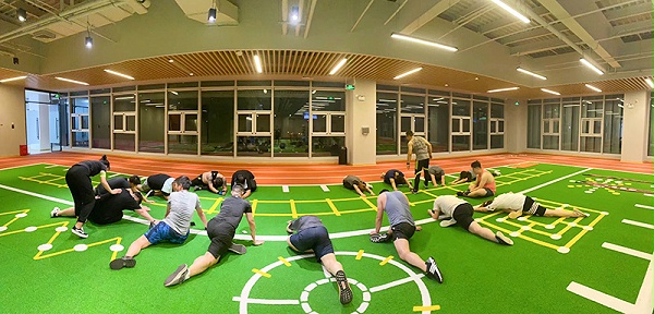 健身房运动人造草坪
