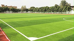 多利隆足球场人造草坪铺设工艺流程