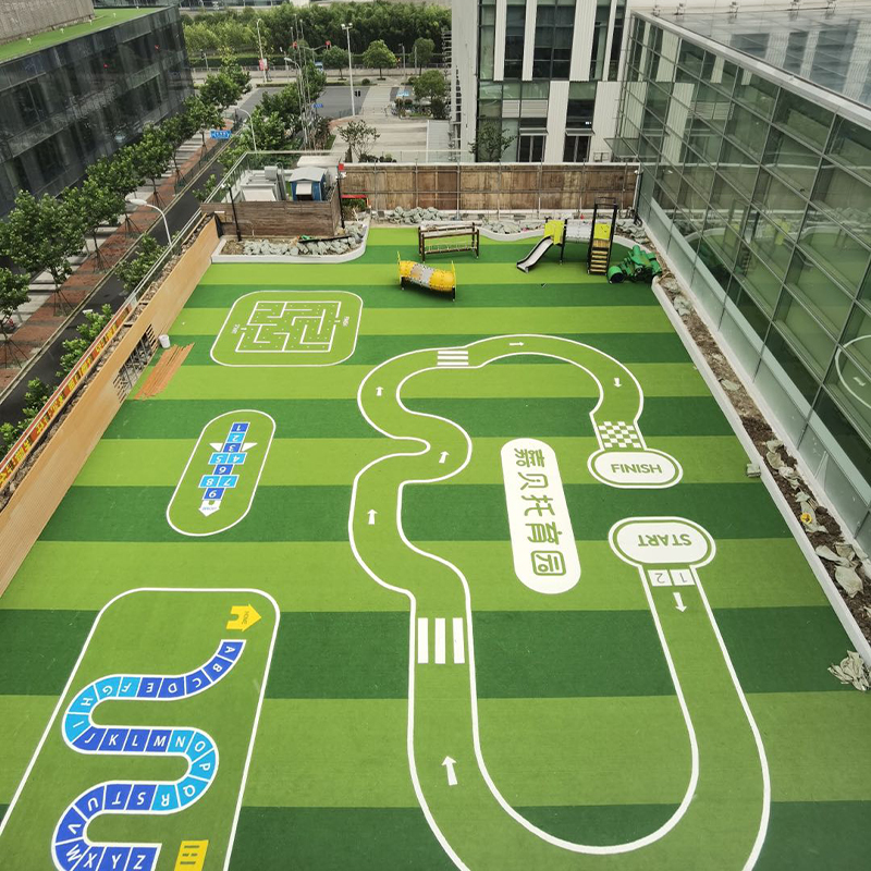 上海嘉贝托育园定制人造草坪